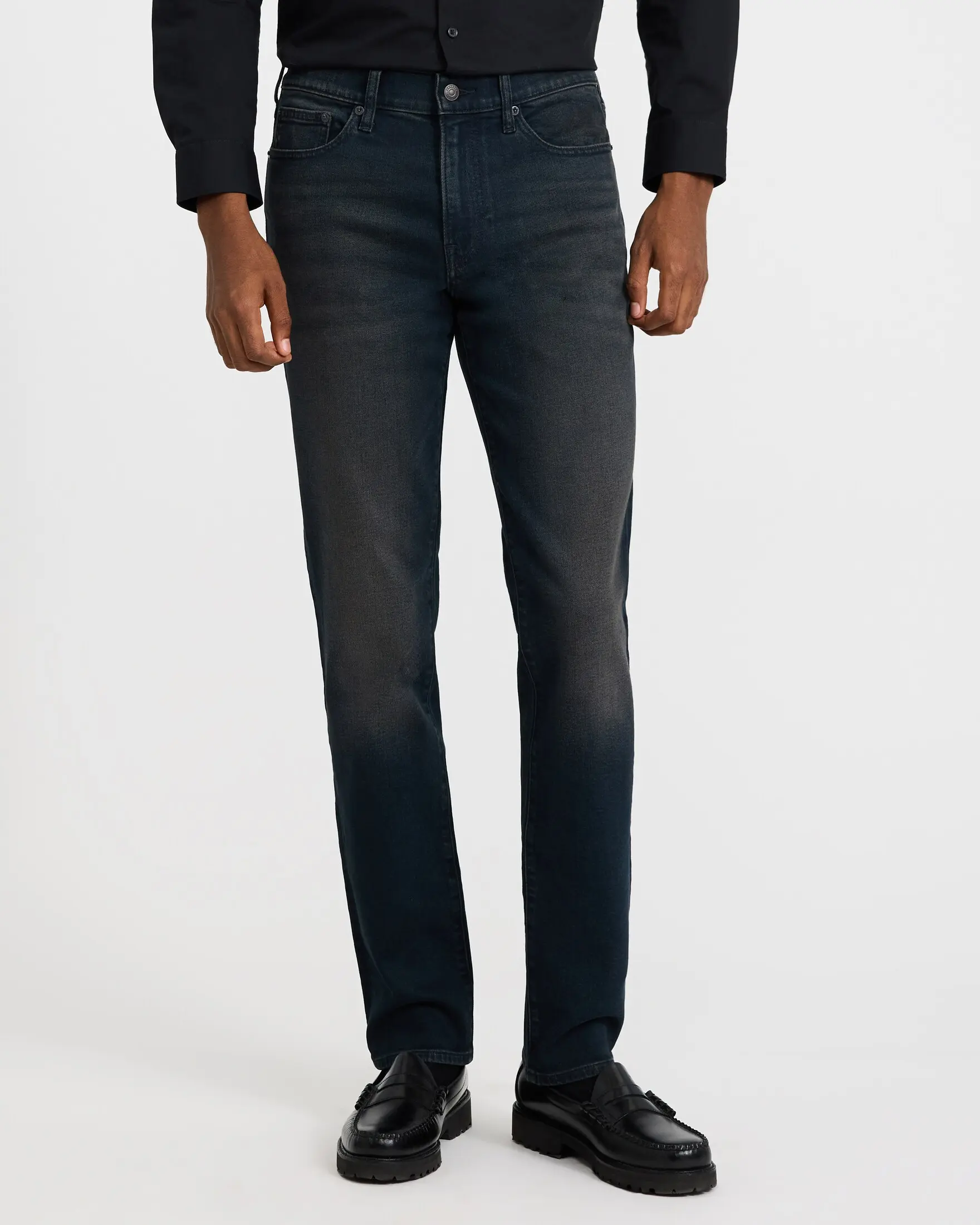 Express Slim Black Wash Jeans
