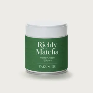 Richly Matcha│TAKUMI Matcha Green Tea Powder, Ultimate Premium Grade, 30g(1.06oz)