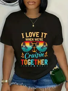 100% Cotton Cruise 2025 Outfits Family Couples Matching T-Shirt