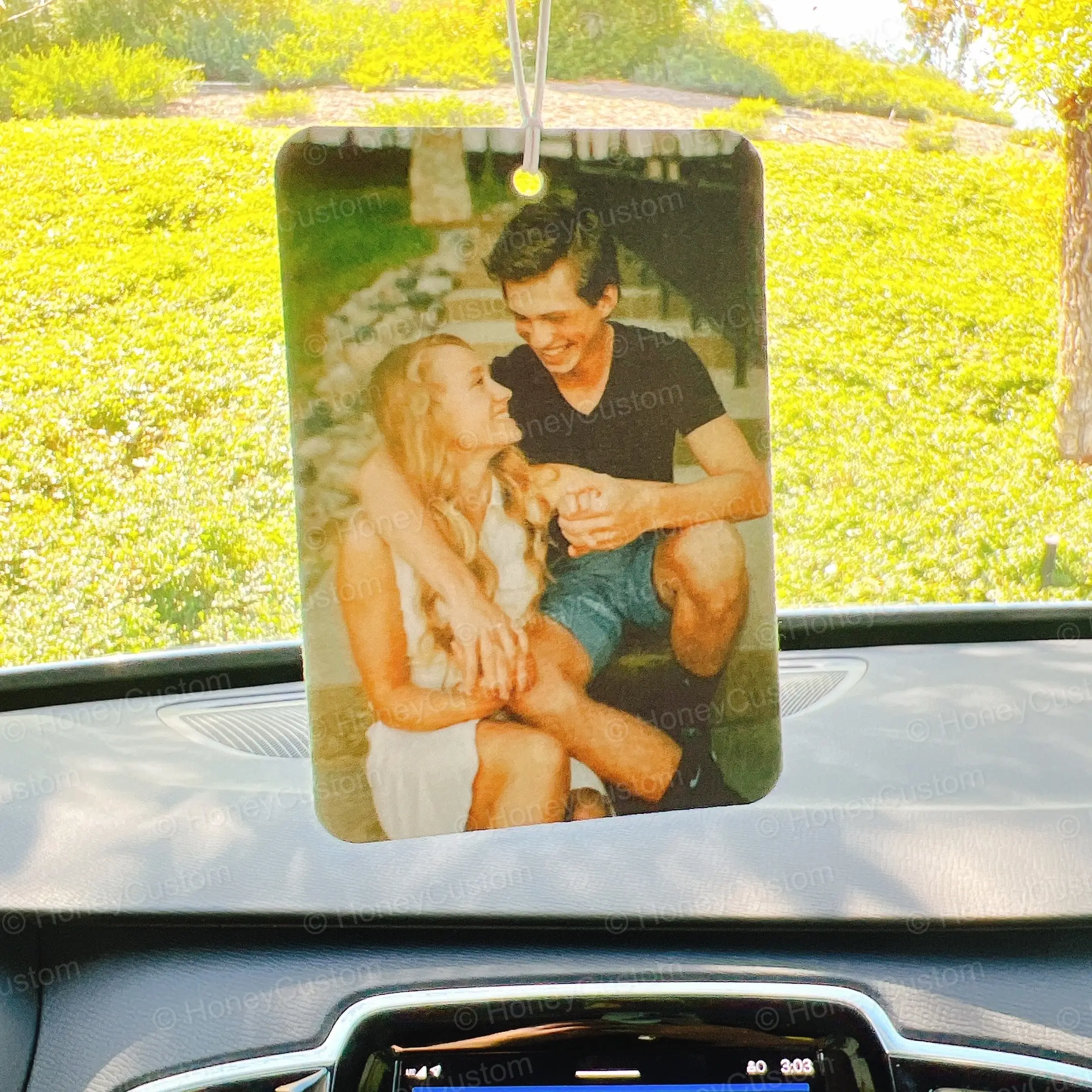 Custom Photo Car Air Freshener, Car Scent, Car Freshie with Photo, Personalized Car Accessories Gift