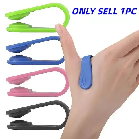 Headache and Migraine Relief Clip, Finger Acupoint Acupressure Massage Clip, Arthritis Care Therapy Tool for Men and Women, Tension and Anxiety Relief Clamp, Lightweight Body Care Tool, Relaxation, Pain Relief, Massagers