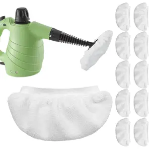 10 Pack Universal Reusable Washable Microfiber Steam Mop Pads for Handheld Steam Cleaner