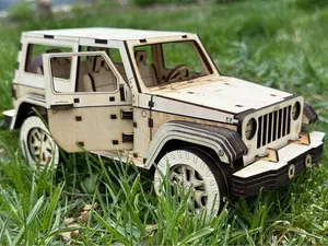 2017 Jeep 2 Door DIY Laser Cut Engraved Model Kit