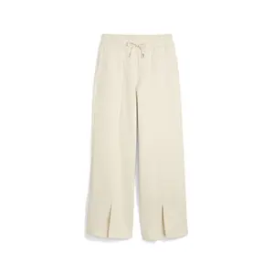 PUMA Womens Wardrobe Essential Relaxed Pants Casual - White