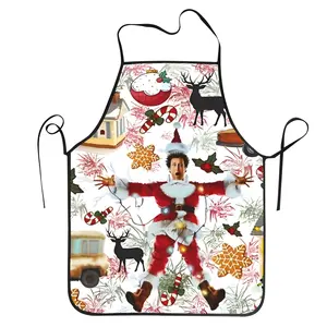 1 pc Funny National Lampoons Christmas Vacation Aprons for Men Women Adult Unisex Kitchen Chef Bib Christmas Halloween Tablier Cuisine Cooking Baking Painting