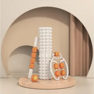 Foam roller massager full set of muscle relaxer yoga roller massage mace large hardness solid rolling leg