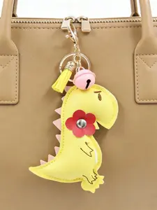 Creative Dinosaur Keychain Pendant, Cute Animal Pattern, Handmade Assembly, Perfect for Any Occasion, Unique Gift Idea, Stylish and Fun Design