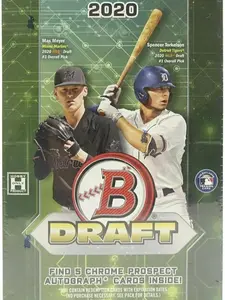 2020 Topps Bowman Draft Baseball Super Jumbo Trading Cards Pack