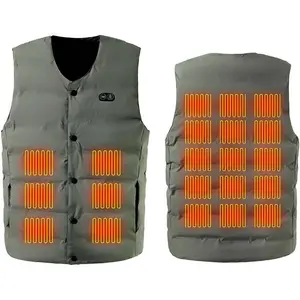Heated Vest for Men,Lightweight Electric Heating Vest with Battery Pack for Winter Outdoor Hunting Skiing Hiking Work