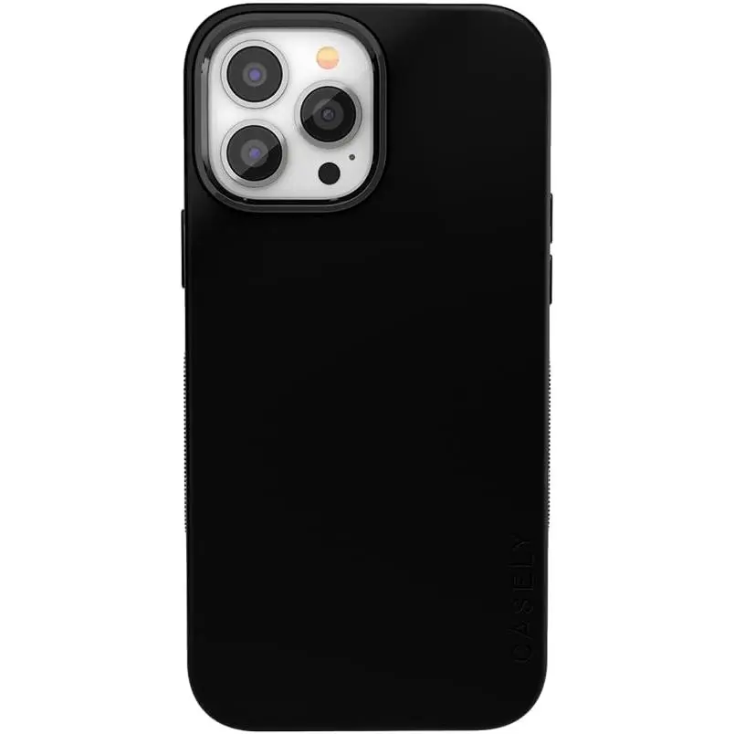 Casely iPhone 14 Pro Case | Black on Black | Bold Protective Design | Compatible with MagSafe