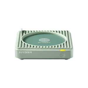 BUYDEEM Insulated Heating Coaster Green OA2001 - Smart Temperature Control for Coffee & Tea