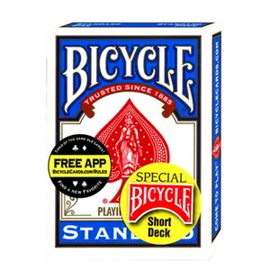 Bicycle Short Deck (Blue) by US Playing Card Co.