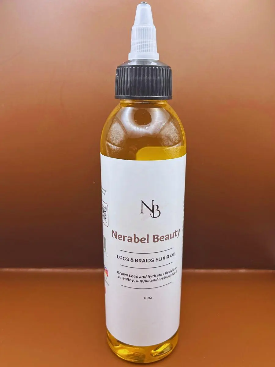 Locs & Braids Elixir Oil - Hydrating Blend of Castor, Olive & Avocado Oil to Moisturize and Soothe Scalp, Promote Hair Growth, Lightweight Haircare & Scalp Treatment with Tea Tree, Rosemary & Lavender Oil (6 Oz) Apricot Moisture