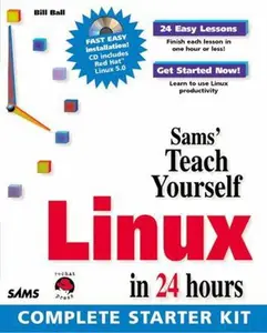 USED-Sams' Teach Yourself Linux in 24 Hours by Bill Ball (Paperback)