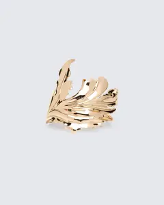 Evangeline Gold Leaf Arm Cuff