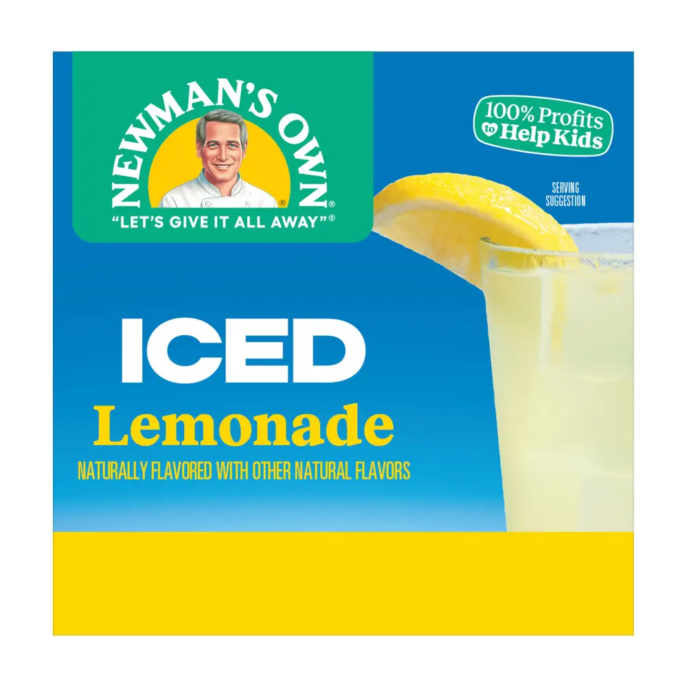 Newman's Own Newman’s Own Lemonade K‑Cup Pods - Keurig Iced K-Cup Pods - At Home Lemonade - Regular and Half & Half Lemonade and Iced Tea Flavors