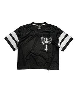 Cross Black Football Jersey