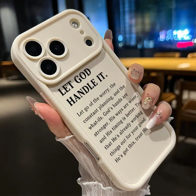 Soft TPU Cellphone Case for iPhone Series - Divine Trust Invocation Pattern, Shockproof Protective Cover, Full Camera Protection, Slim Design for iPhone 17 Pro Max,16,15,14 Plus,13,12 Mini,11,XR,X,XS,Air E Electronic Mobile Accessory