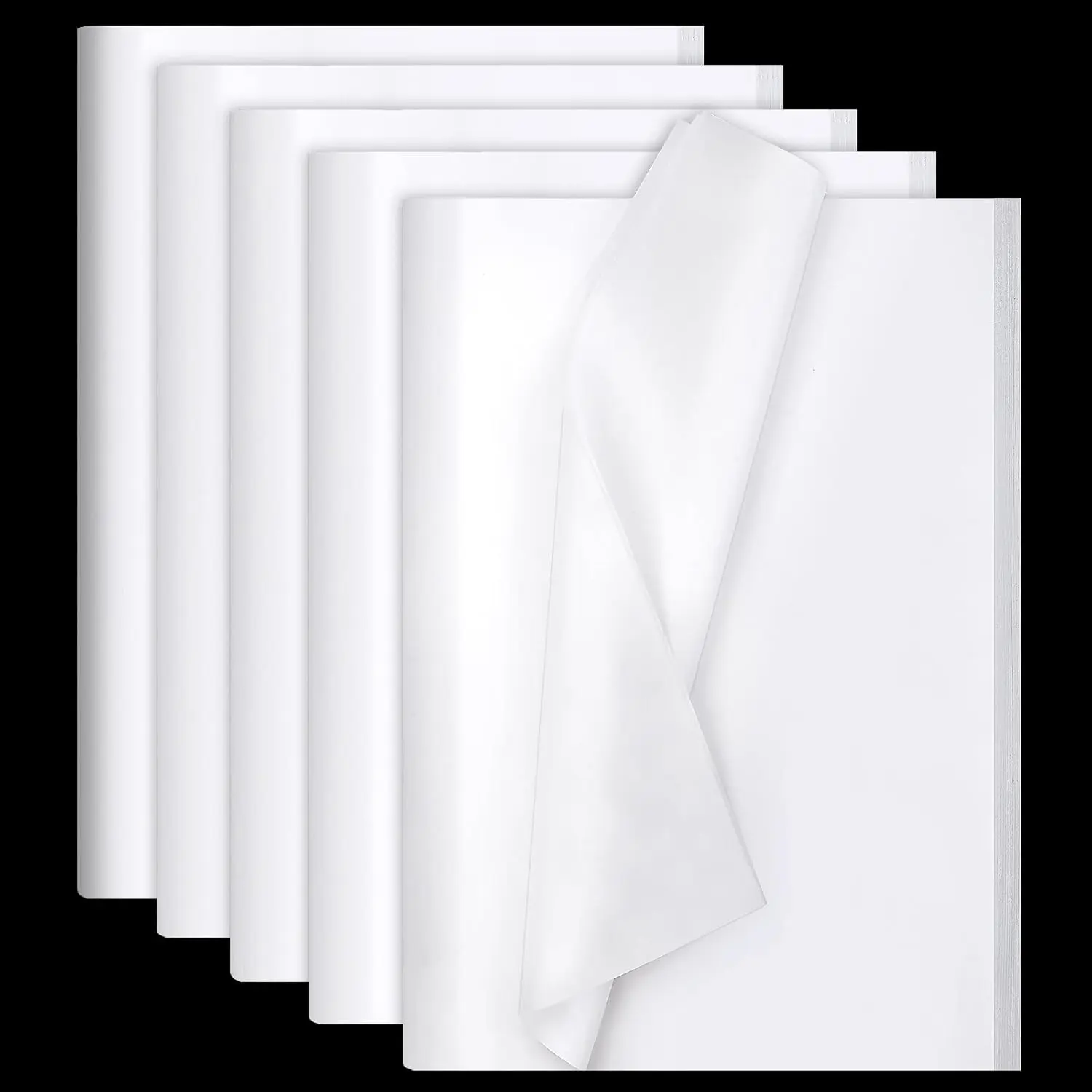 140 Sheets White Tissue Paper, 14 x 20 Inches Tissue Paper Bulk, Wrapping Tissue Papers for Weddings Birthday DIY Project Arts Craft Decor