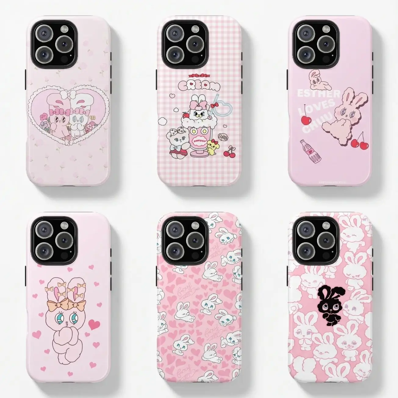 Cute Esther Bunny Character Compatible with iPhone 11, 12, 13, 14, 15, 16, 17 & more – check our available size