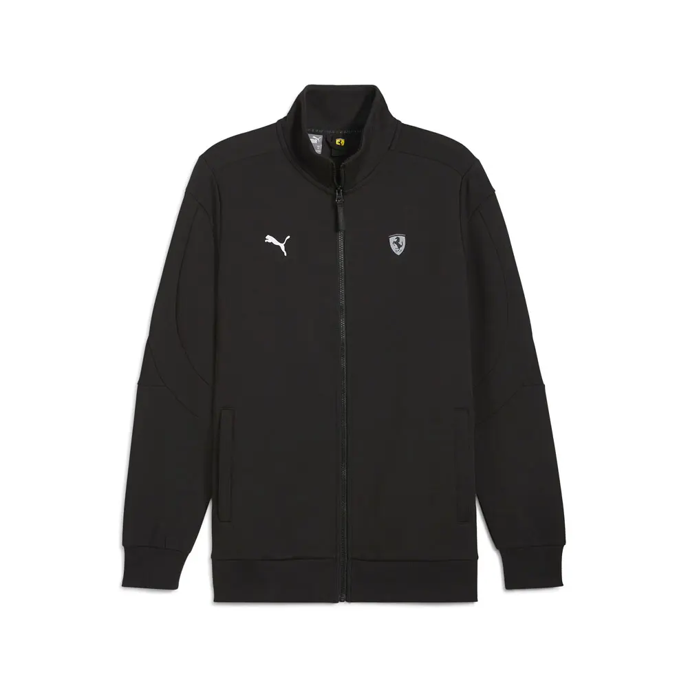 PUMA Mens Scuderia Ferrari Style Mt7 Jacket Athletic Outerwear Casual - Black