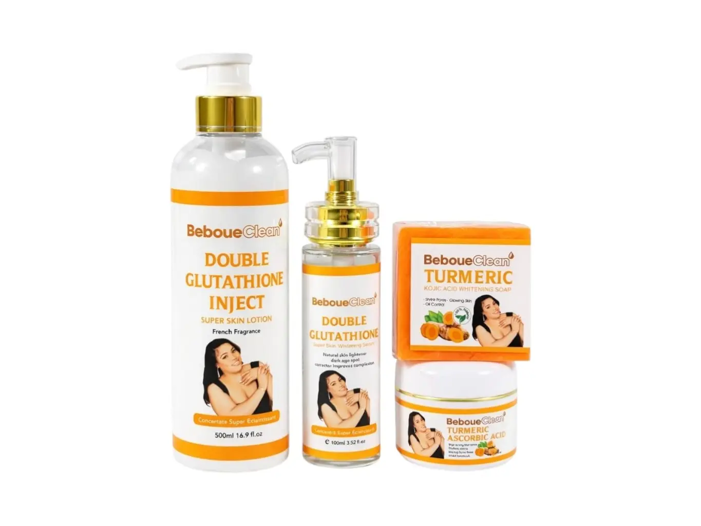 Skin Care Set – 4 Piece Daily Face & Body Care Kit Moisturizing Care Set Complete Kit