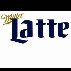 Miller Latte Sticker