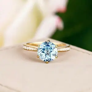 Luxury Geometric Elegant Ring Inlaid Shiny Zircon Earring Jewelry For Women/Men Party Jewelry Accessories
