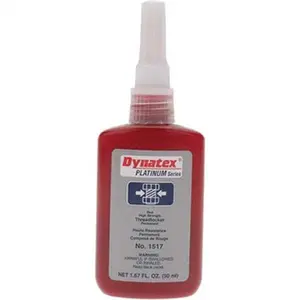 Made in USA 50 mL Bottle, Red, High Strength Liquid Threadlocker BD1517, Threadlocking