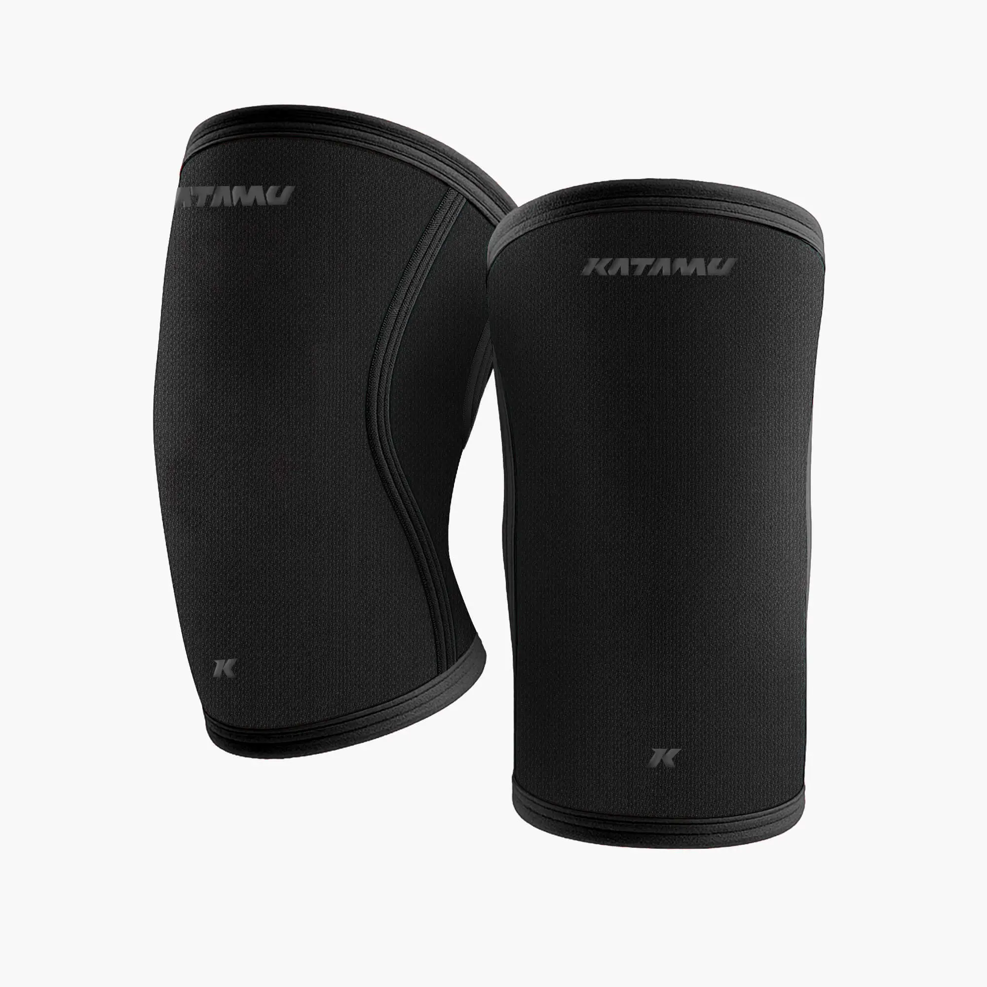 Athletic Core Knee Sleeves - Blackout, Functional Mid-Length Supportive Sports Sleeves for Knee Protection, Unisex