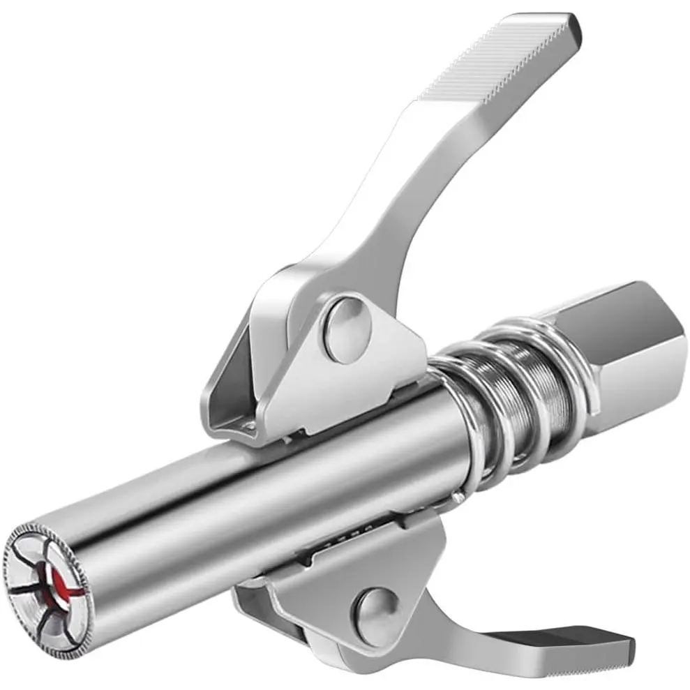Automotive & Motorcycle Manual Construction Quick Locking Coupler - 6 Thickened Locking Jaws, 1/8" NPT Leakproof High Pressure Hose Fitting, Tool for Auto Shops, Bulldozers, Excavators, Factory Large Equipment Car Repair Assembly & Disassembly