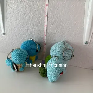 Ethanshop77 Combo Crochet Pokekeychains - Adorable Handmade Keychains from Ethanshop77 Collection