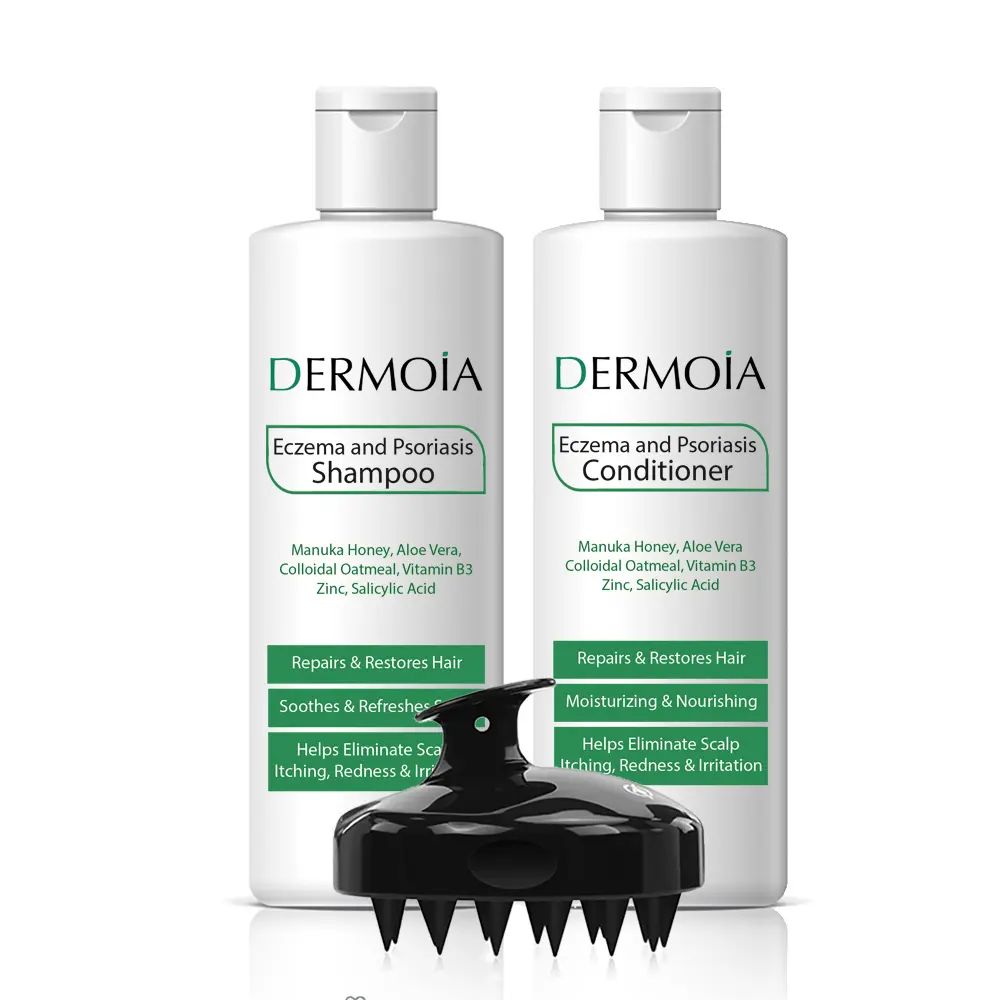Eczema Shampoo & Conditioner 8oz with Brush