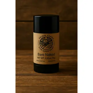 Bare Naked Unscented Deodorant – Baking Soda–Free & Aluminum-Free