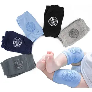 Little World Baby knee Pads for Crawling - 5 Pack Anti Slip Unisex Baby Knee Protectors - Toddler Knee Pads Gift Idea for Baby