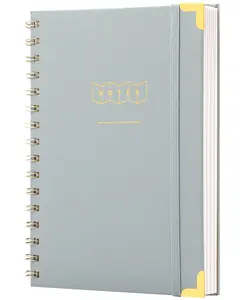 Lined Spiral Notebook Journal for Work 160 Pages Hardcover Spiral Notebook College Ruled A5 Small Spiral Notebook 5x7 Journaling Notebooks for Writing Note Taking School
