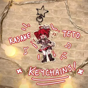 Kasane Teto Keychain!