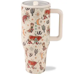 HydroJug Traveler 40oz Western Cowboy Water Bottle with Flip-top Straw Design Leak-proof Seal for Men Women Perfect Hydration Companion Drinkware Flasks Mug Tumbler