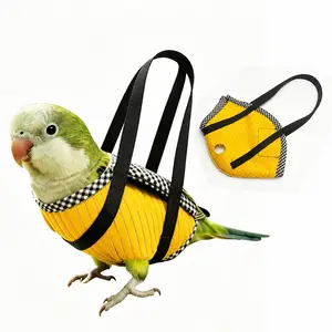 Parrot Travel Carrier Bag - Escape-Proof Handheld Pouch for Small Birds, Ideal for Cockatiel, Budgie, Sun Conure Outdoor Walking & Training
