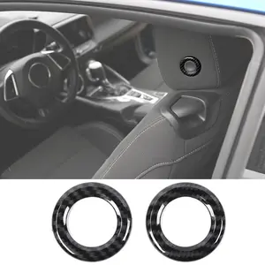 Seat Headrest Adjust Button Ring Trim Cover for Chevy Camaro 2016+ Interior Decoration fathersdaygift car accessories guys