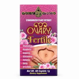 Ovary Fertile Herbal Supplement for Women – Hormonal Balance & Reproductive Support – 60 Caplets