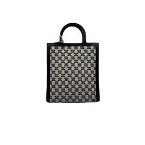 Pre-owned Celine france Crossbody Bags Cabas Triomphe Medium Arc de Triomphe Tote Bag hz62746