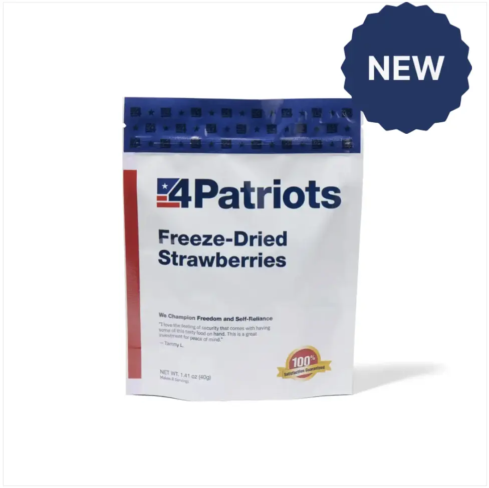 Freeze-Dried Sliced Strawberries Pouch