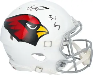 Trey McBride Arizona Cardinals Autographed Riddell Speed Authentic Helmet with "Bird Gang" Inscription - Fanatics Authentic Certified