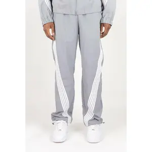 Rebel Minds 'Bent Stripes' Nylon Sweatpants (Grey) 100-490