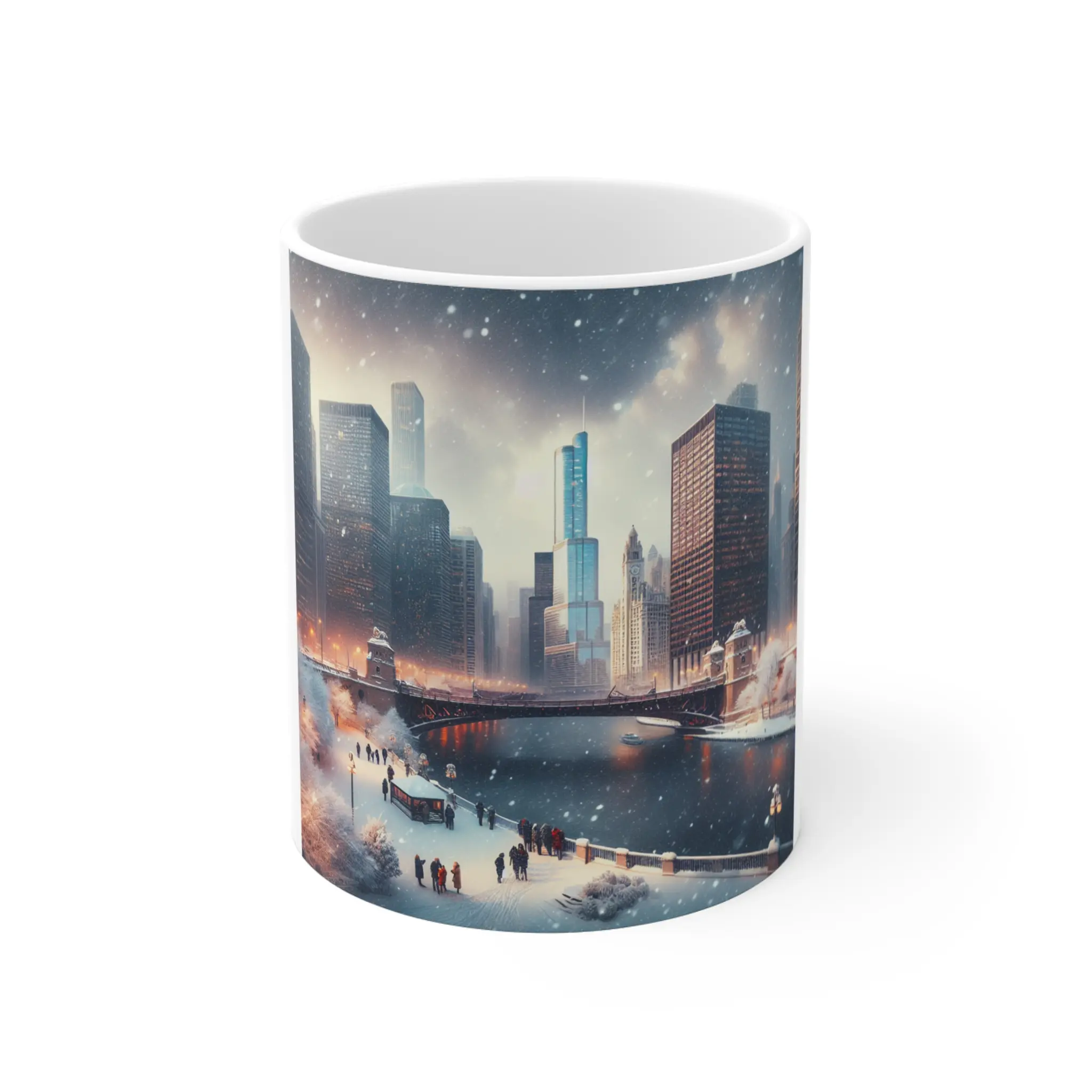 Winter In Chicago Mug 11oz