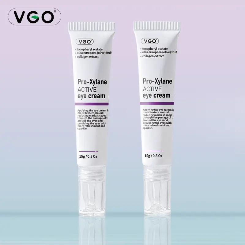 VGO Pro-Xylane Anti-Aging Eye Cream - Hydrating Moisturizer with Hyaluronic Acid for Dark Circles, Fine Lines, Firming, Radiance, All Skin Types, 15g Intensive Eye Treatment