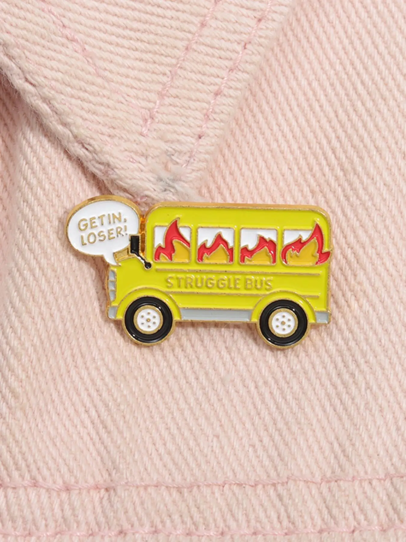 Bus Design Brooch, Durable Metal Pins, Hat Pins, Cute Bus Badge for Women & Men, Fashion Brooch for Daily Clothing Decor, Trendy All-match & Exquisite