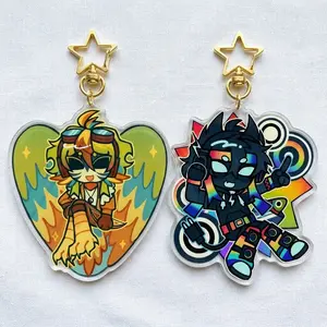 Universe MCYT Yt Translucent Acrylic Keychain, YT portable universe & lifesteal SMP keychains, perfect For Bags, Keys, Or Gifts