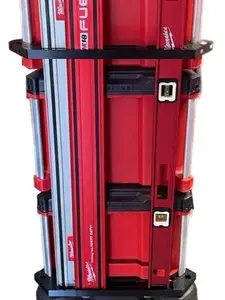 Milwaukee Packout Track Saw Bracket – Side Mount Guide Rail Holder | 2-Piece Set